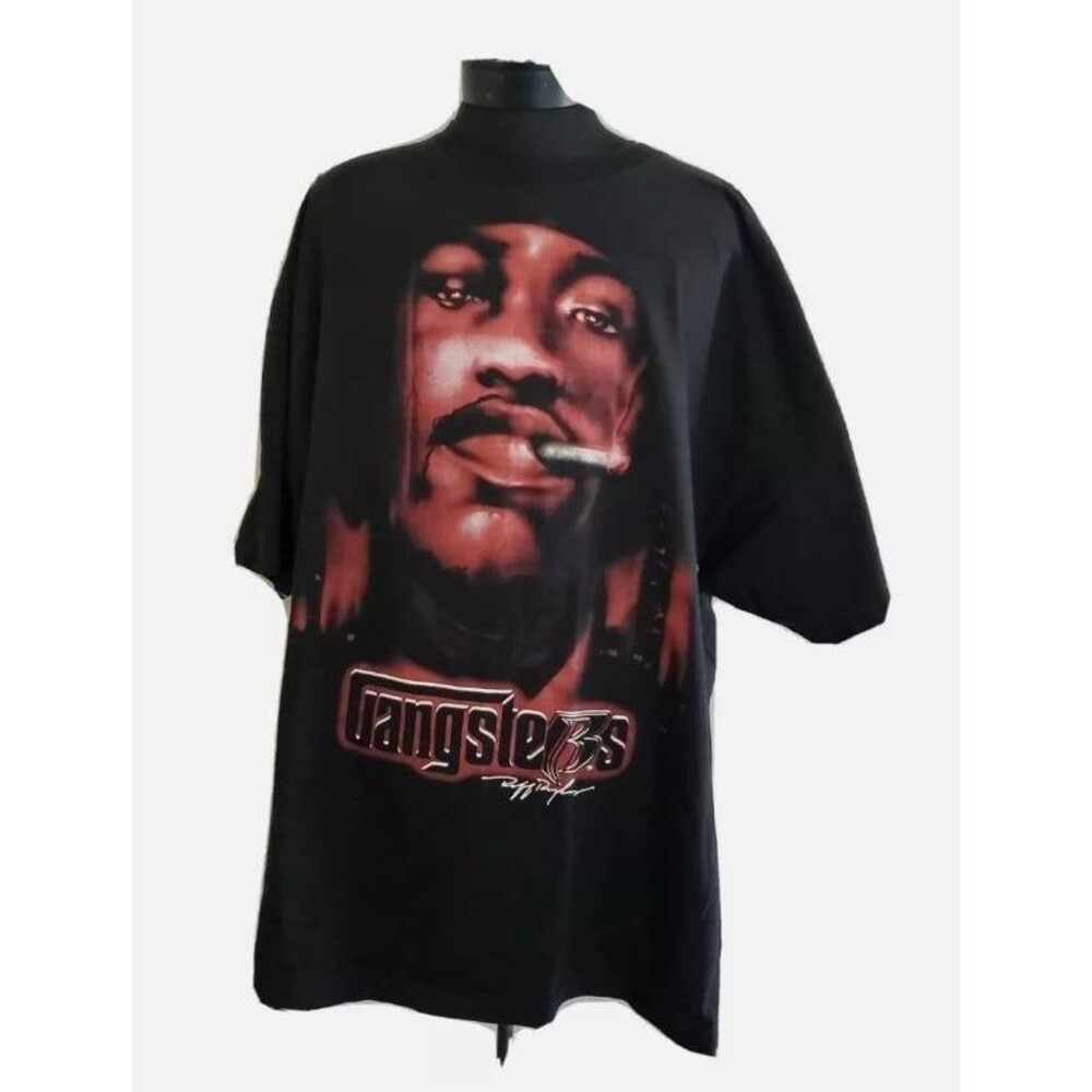 Vtg 90s DMX Ruff Ryders "Gangsters" T-Shirt Mens Size 3XL Hip-Hop All Over Print
